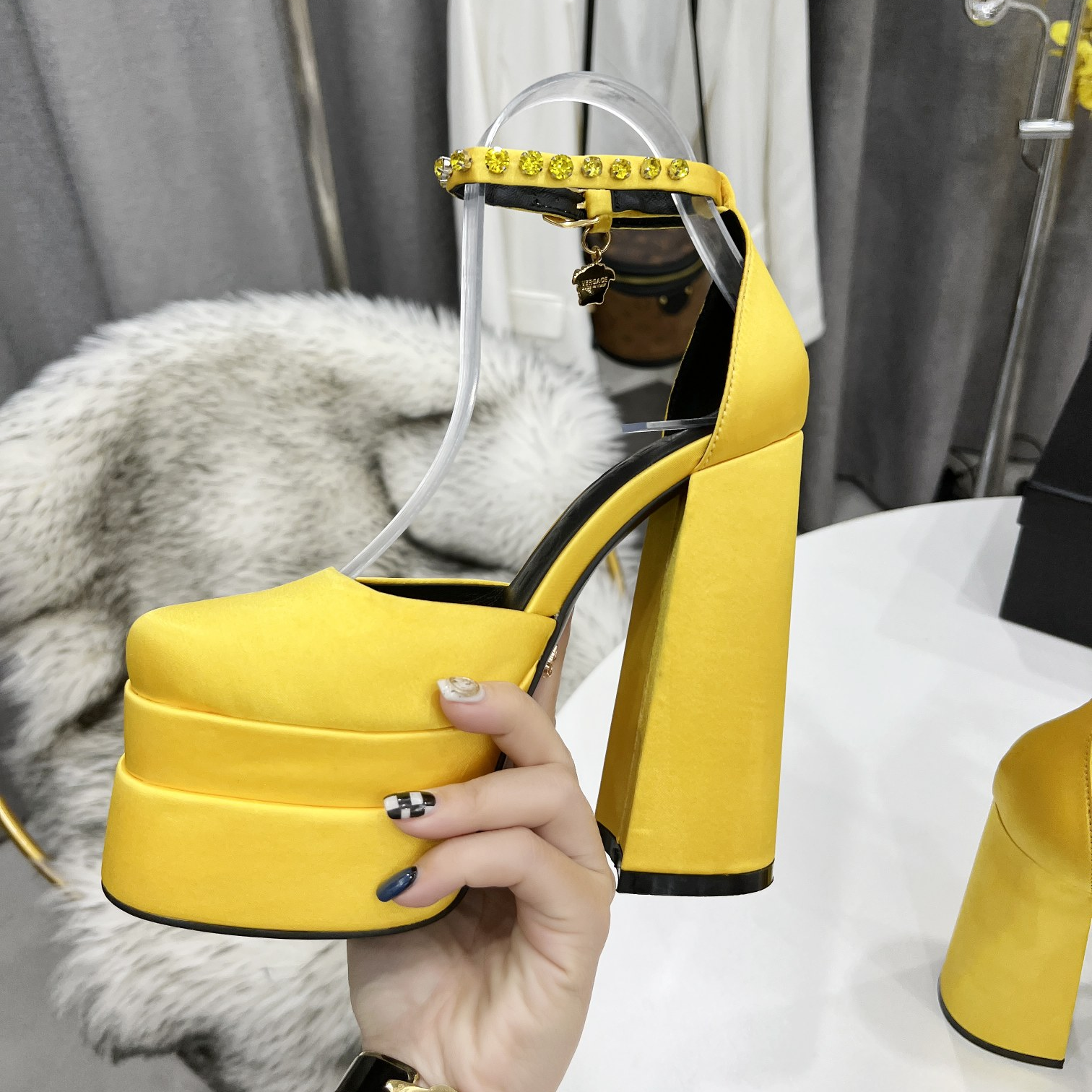Versace High Heel Sandals - EUR FASHION
