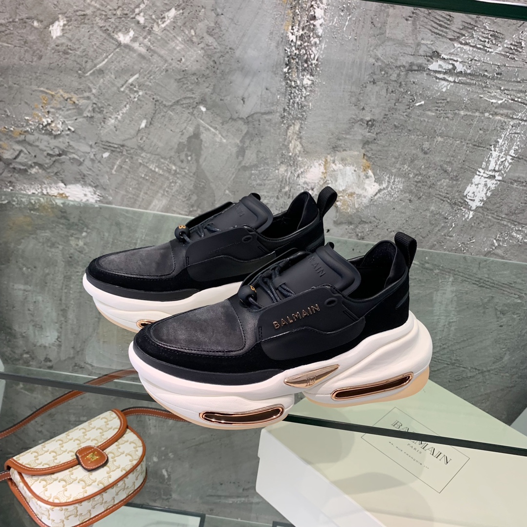 Balmain B-Bold Low-Top Sneakers - EUR FASHION