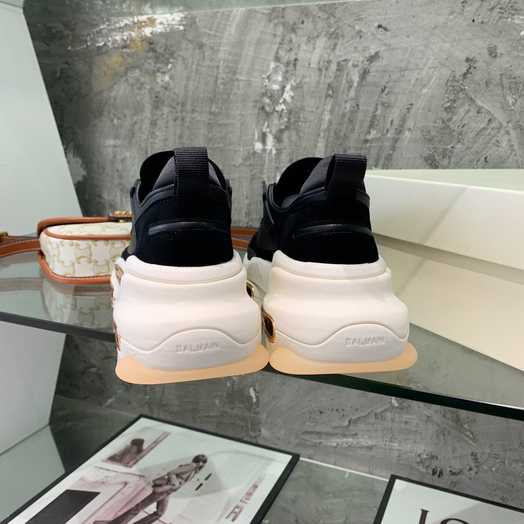 Balmain B-Bold Low-Top Sneakers - EUR FASHION