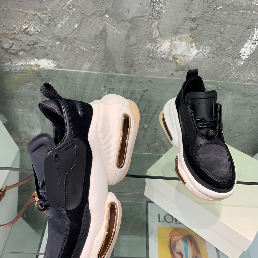 Balmain B-Bold Low-Top Sneakers - EUR FASHION