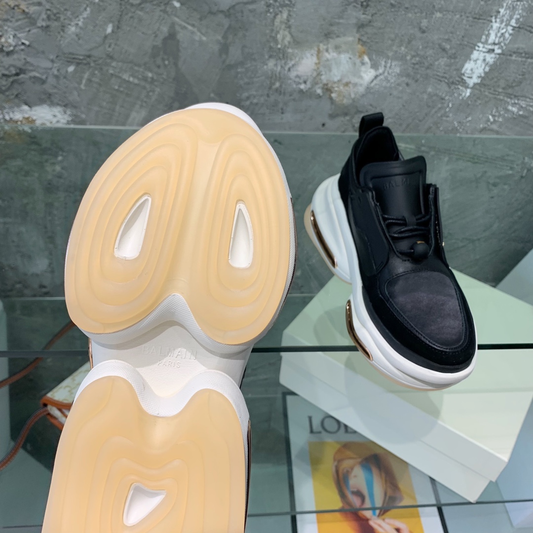 Balmain B-Bold Low-Top Sneakers - EUR FASHION