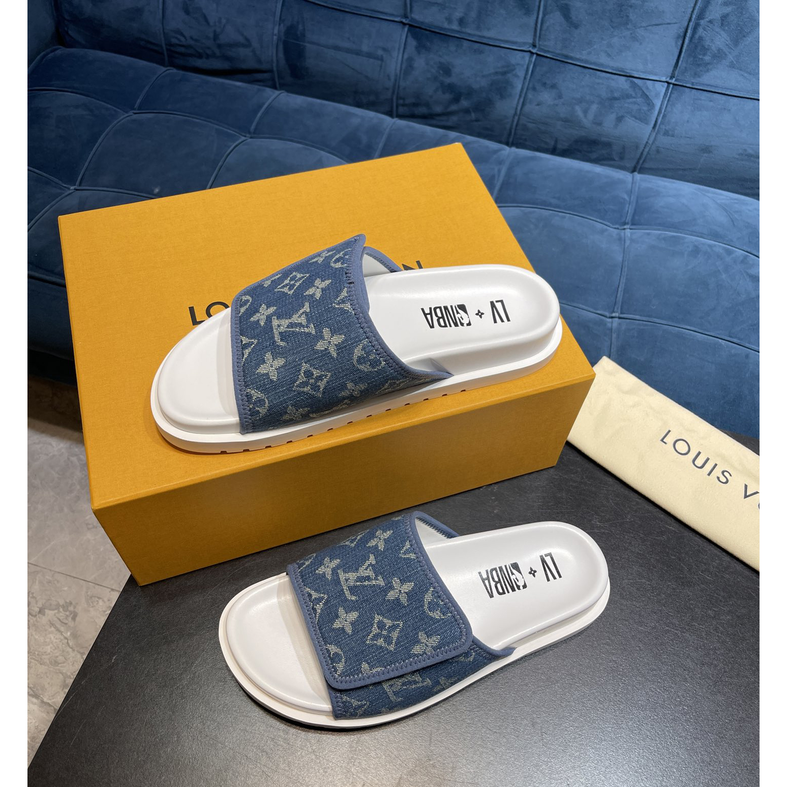 Louis Vuitton x NBA Monogram Slipper - EUR FASHION