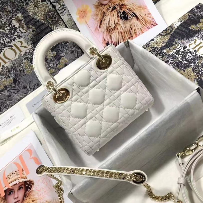 Dior Lady D-Lite Handbag（17-15-7CM） - EUR FASHION