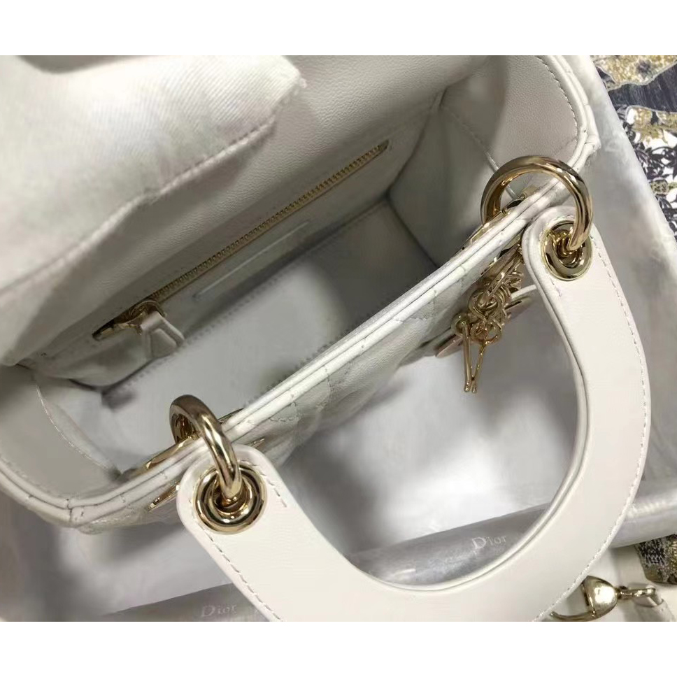 Dior Lady D-Lite Handbag（17-15-7CM） - EUR FASHION