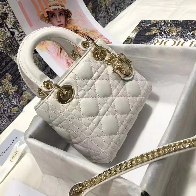 Dior Lady D-Lite Handbag（17-15-7CM） - EUR FASHION