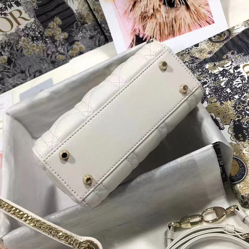 Dior Lady D-Lite Handbag（17-15-7CM） - EUR FASHION
