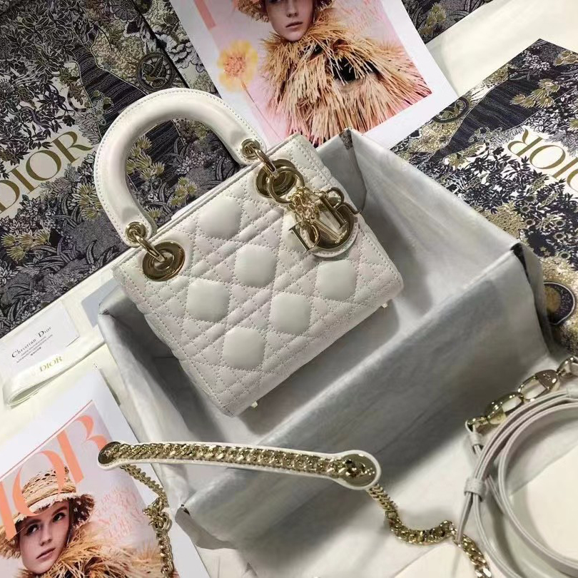 Dior Lady D-Lite Handbag（17-15-7CM） - EUR FASHION