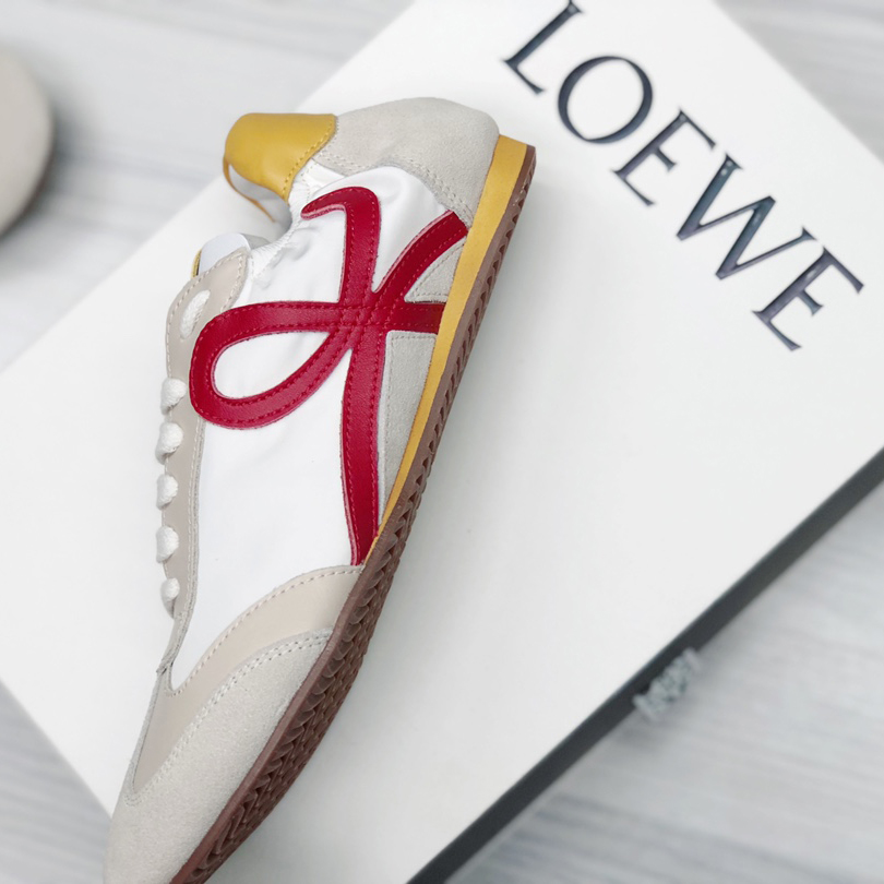 Loewe Ballet Runner In Nylon And Calfskin - EUR FASHION