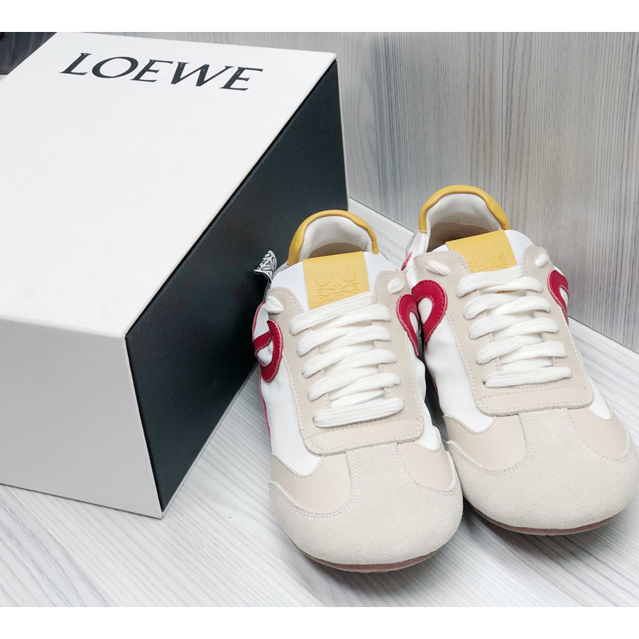 Loewe Ballet Runner In Nylon And Calfskin - EUR FASHION