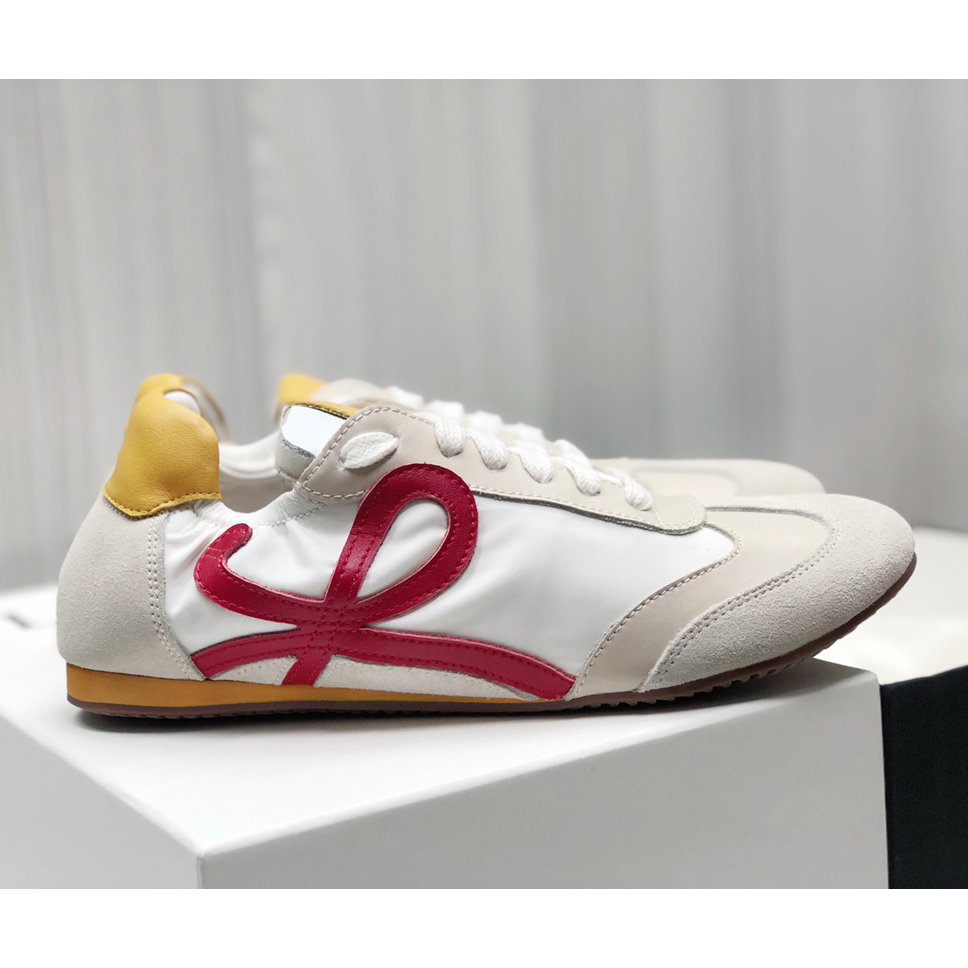 Loewe Ballet Runner In Nylon And Calfskin - EUR FASHION