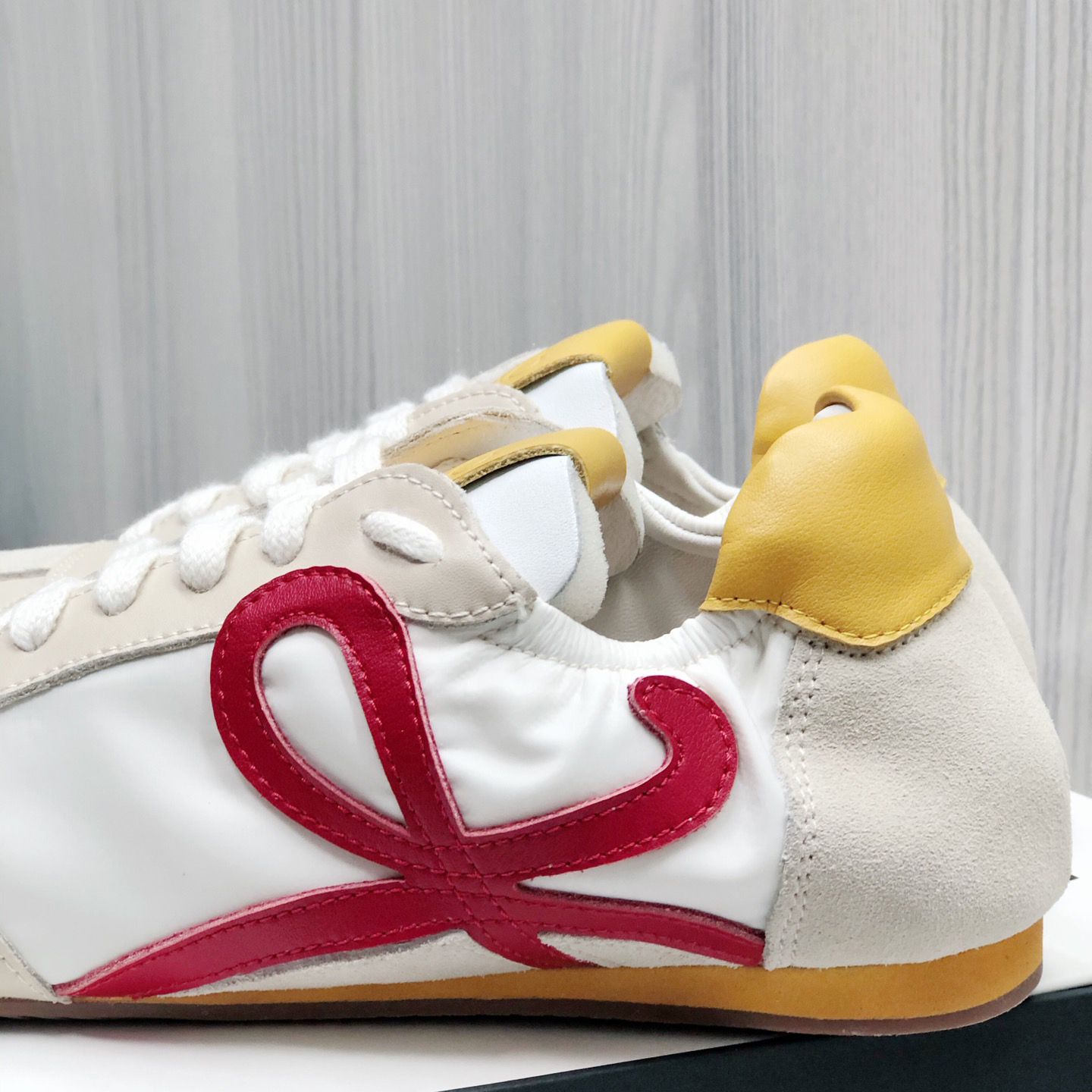 Loewe Ballet Runner In Nylon And Calfskin - EUR FASHION