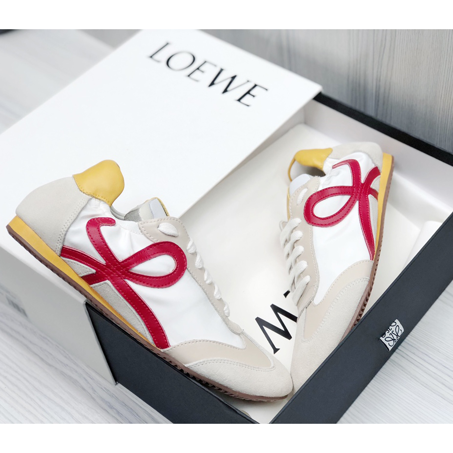 Loewe Ballet Runner In Nylon And Calfskin - EUR FASHION