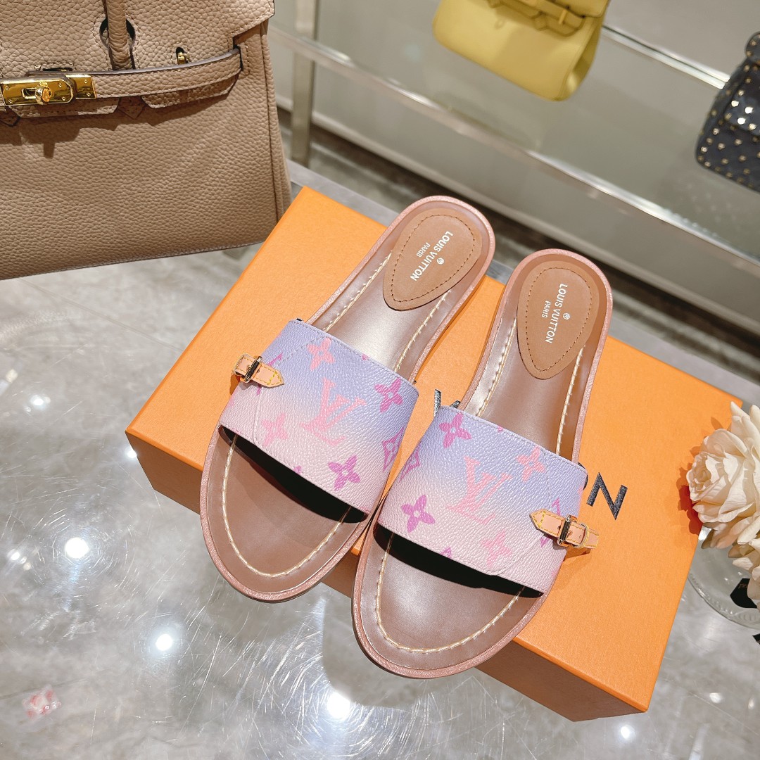 Louis Vuitton Lock It Flat Mule - EUR FASHION