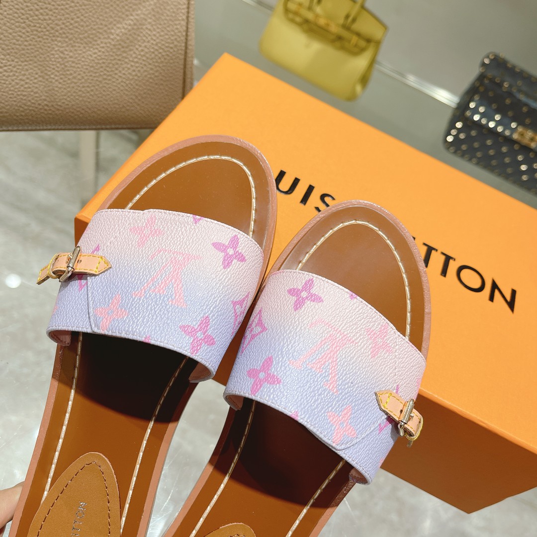Louis Vuitton Lock It Flat Mule - EUR FASHION