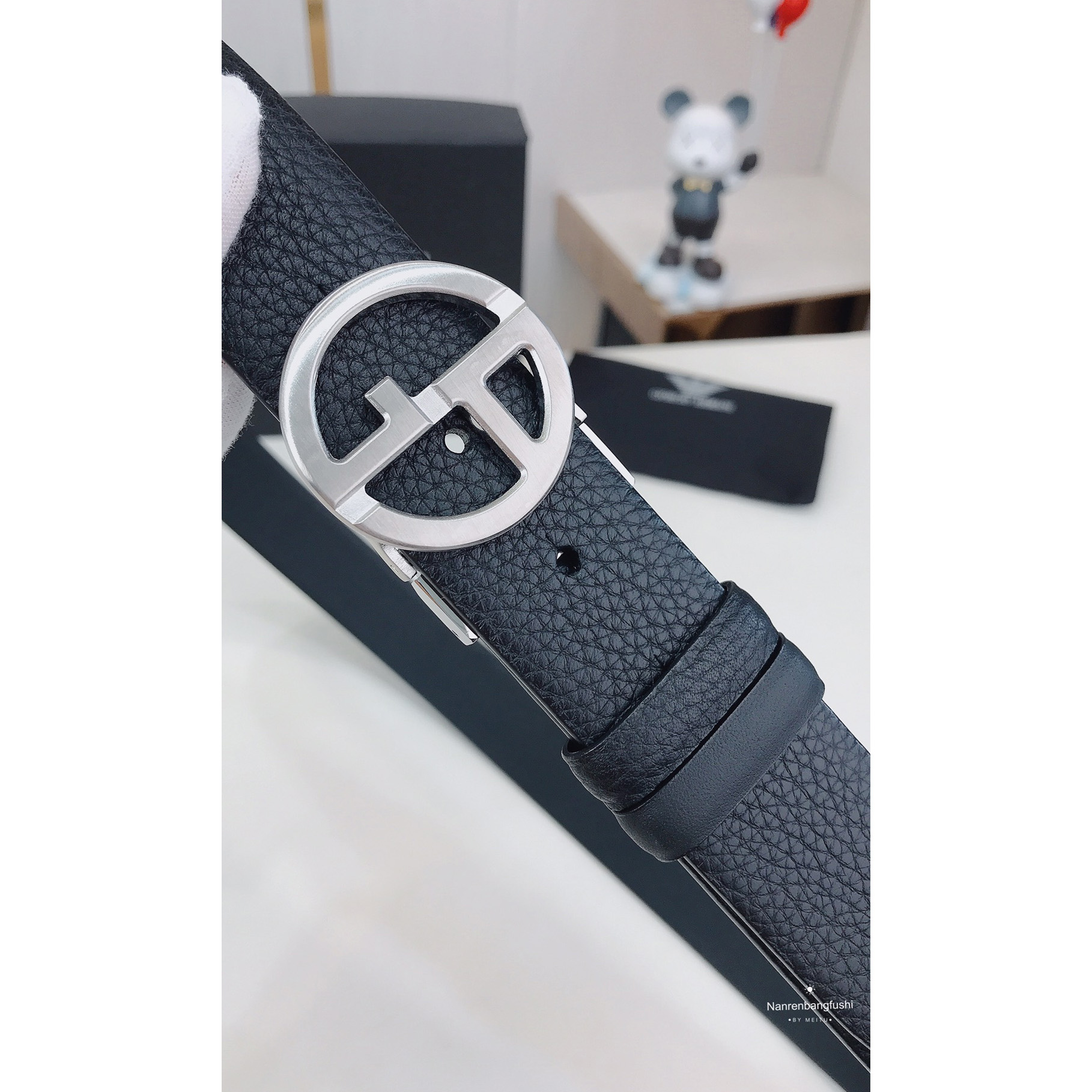 Armani Reversible Leather Belt  35mm - EUR FASHION