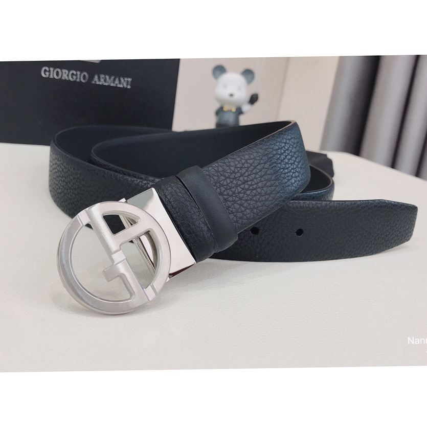 Armani Reversible Leather Belt  35mm - EUR FASHION