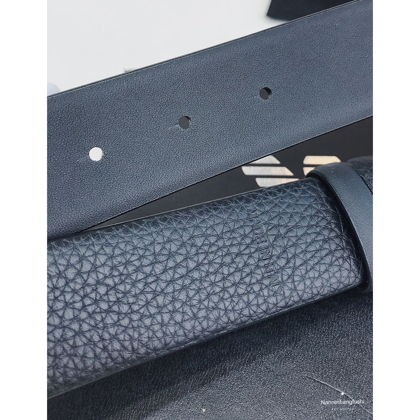 Armani Reversible Leather Belt  35mm - EUR FASHION