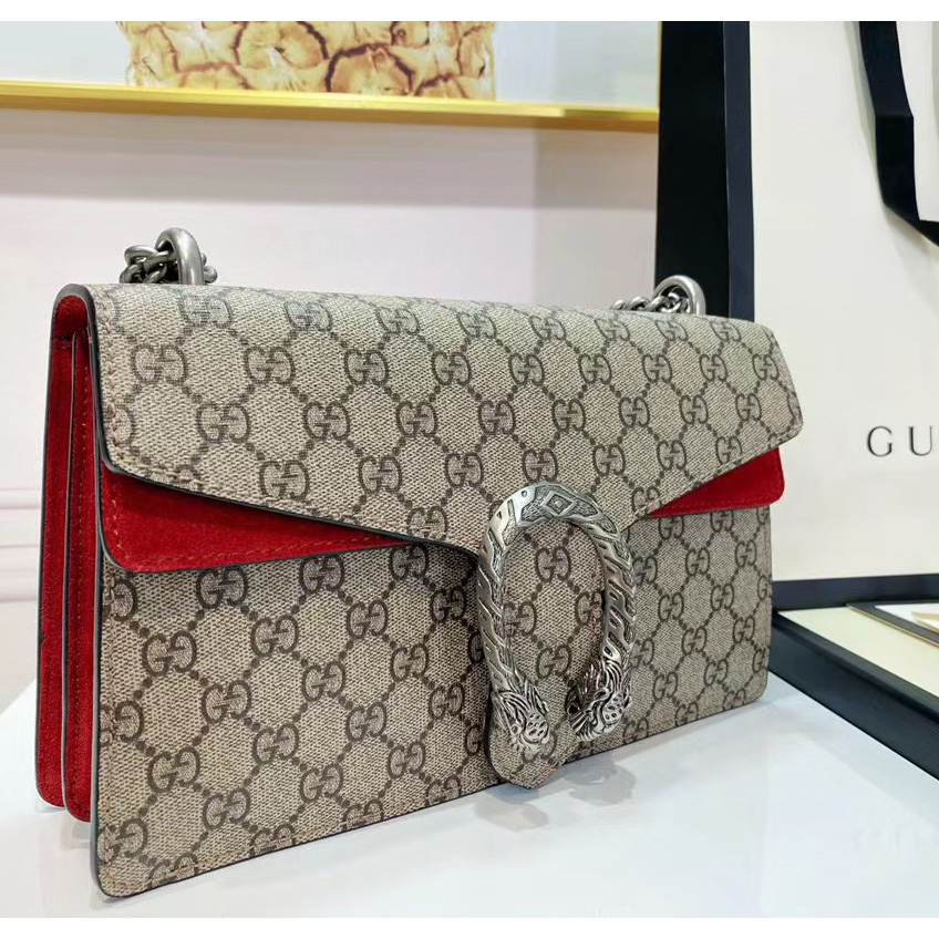 Gucci  Dionysus GG Small Shoulder Bag(28-17-9cm) - EUR FASHION