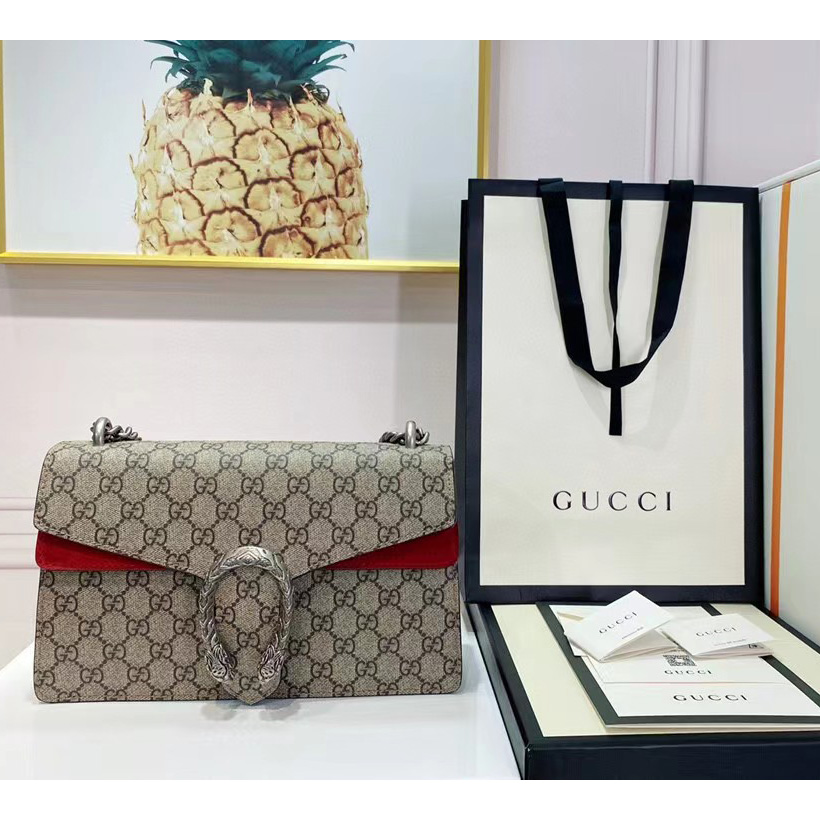 Gucci  Dionysus GG Small Shoulder Bag(28-17-9cm) - EUR FASHION