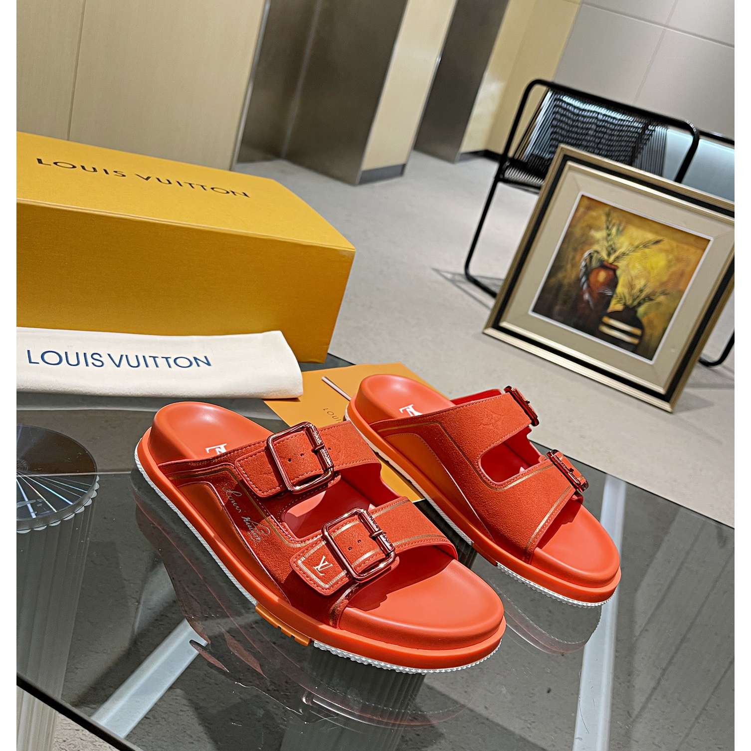 Louis Vuitton Men's Trainer Slippers - EUR FASHION