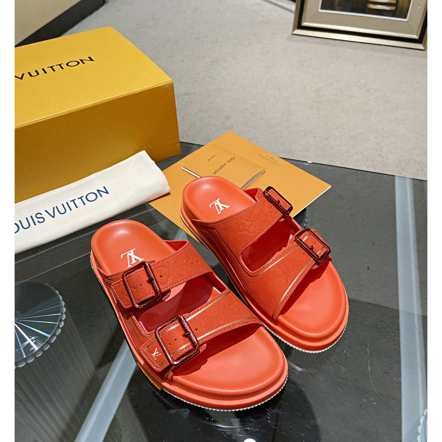 Louis Vuitton Men's Trainer Slippers - EUR FASHION