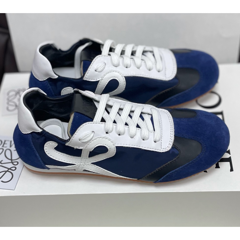 Loewe Ballet Runner In Nylon And Calfskin - EUR FASHION