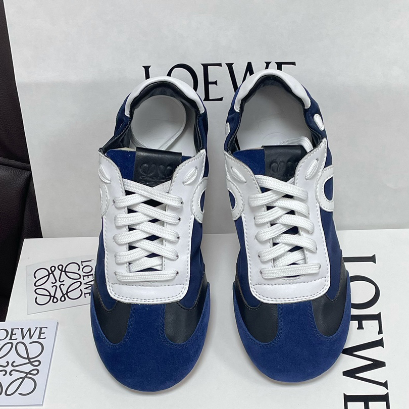 Loewe Ballet Runner In Nylon And Calfskin - EUR FASHION