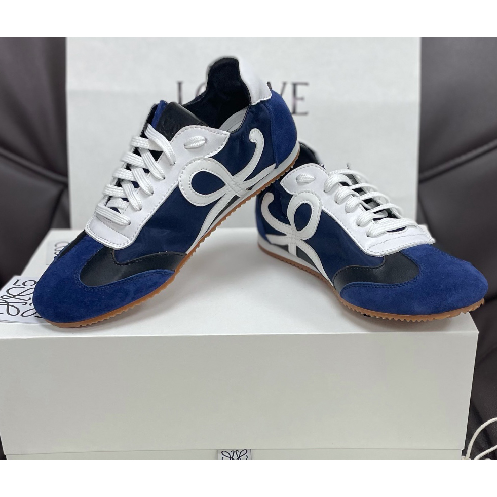 Loewe Ballet Runner In Nylon And Calfskin - EUR FASHION