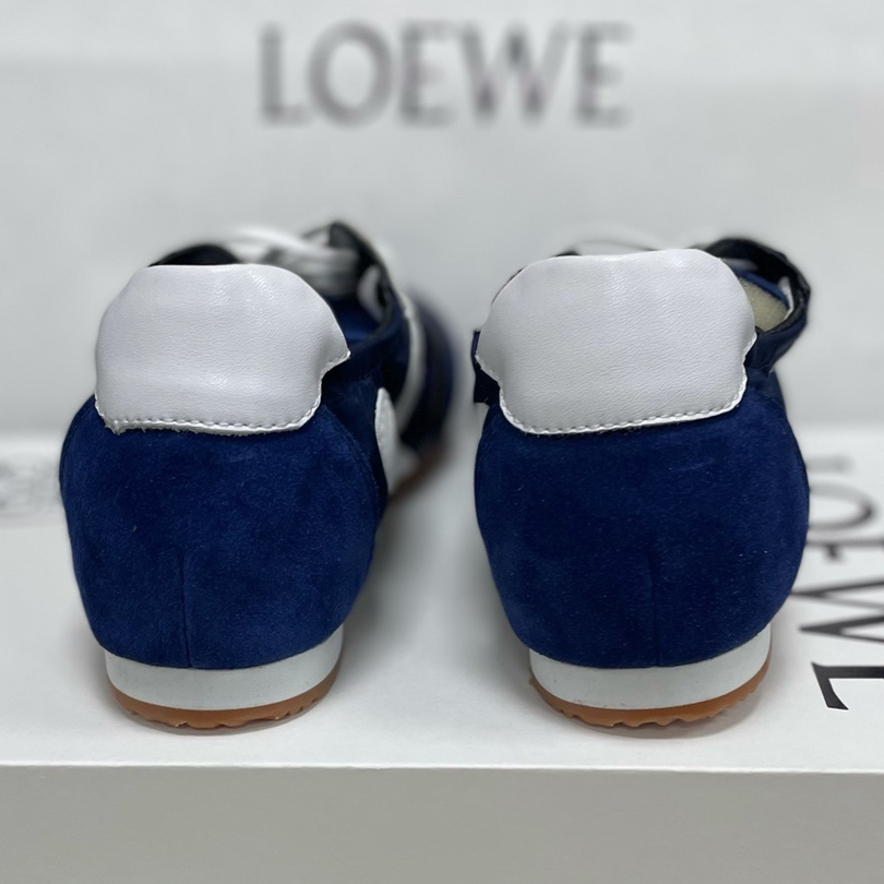Loewe Ballet Runner In Nylon And Calfskin - EUR FASHION