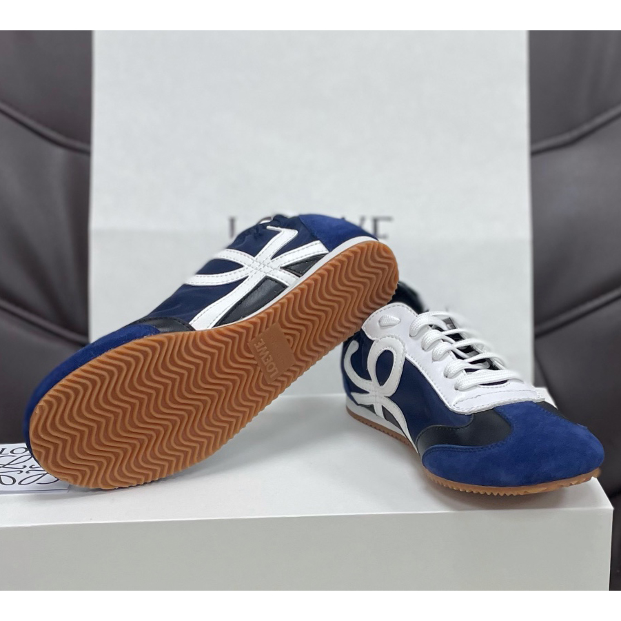 Loewe Ballet Runner In Nylon And Calfskin - EUR FASHION