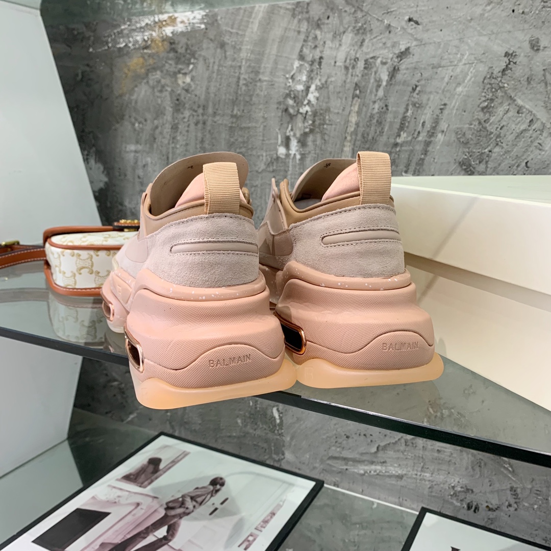 Balmain B-Bold Low-Top Sneakers - EUR FASHION