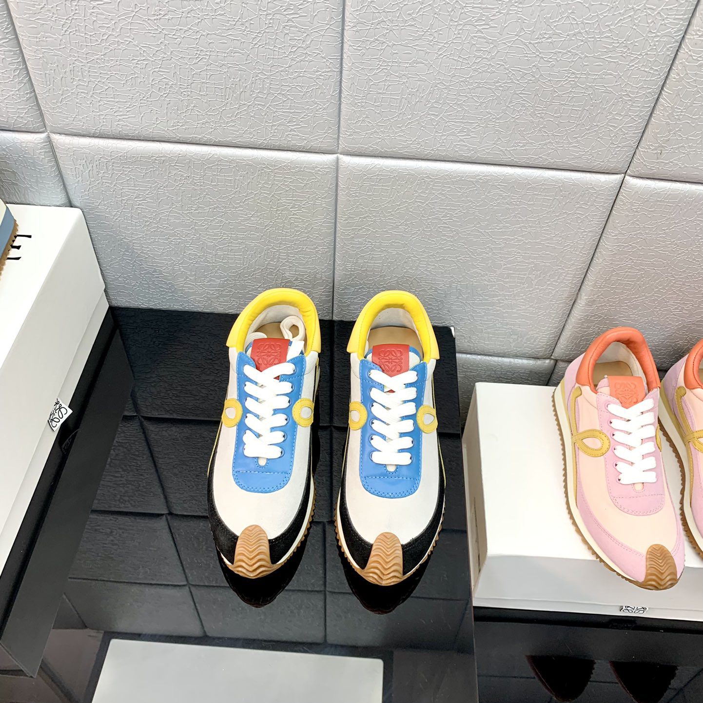 Loewe Flow Runner In Technical Mesh And Suede - EUR FASHION