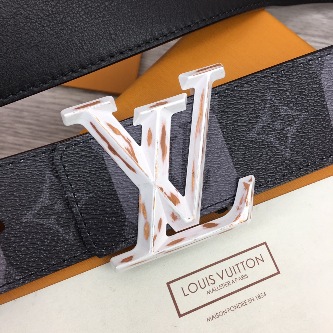 Louis Vuitton Squared LV 40mm Belt - EUR FASHION