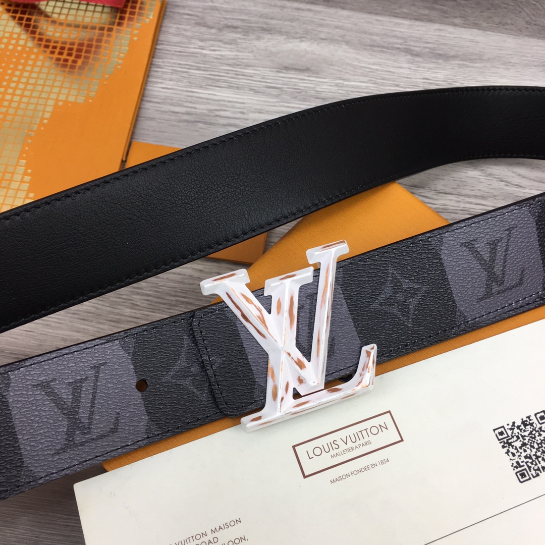 Louis Vuitton Squared LV 40mm Belt - EUR FASHION