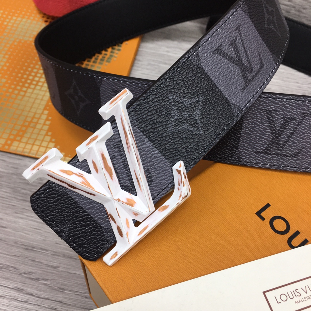 Louis Vuitton Squared LV 40mm Belt - EUR FASHION