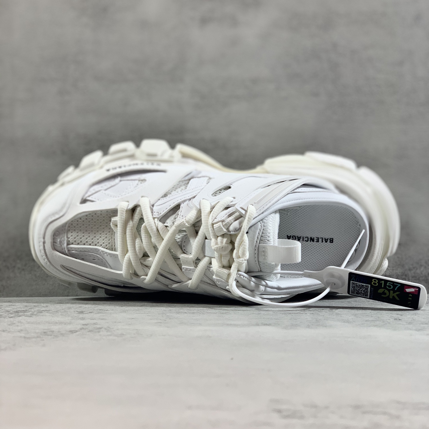 Balenciaga Track Mule In White - EUR FASHION