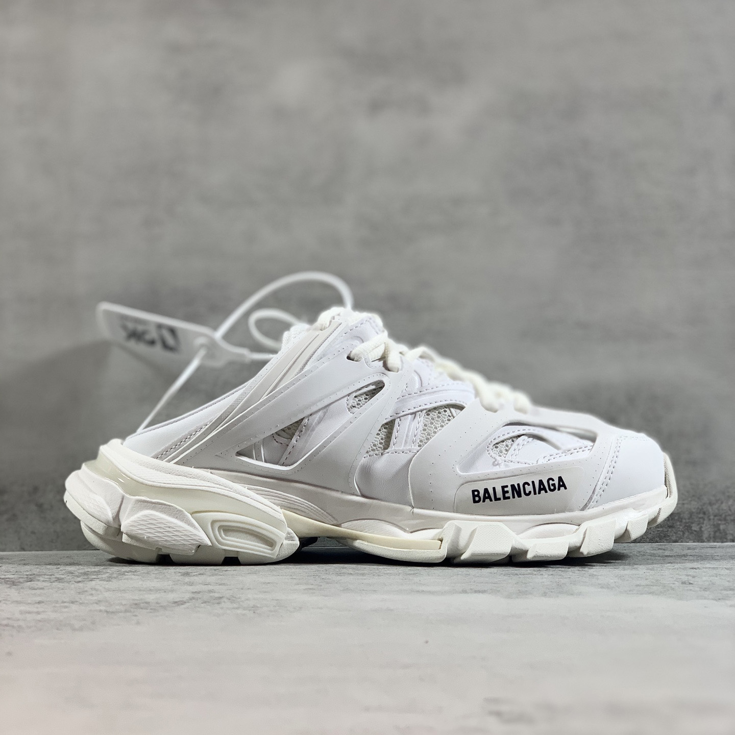 Balenciaga Track Mule In White - EUR FASHION