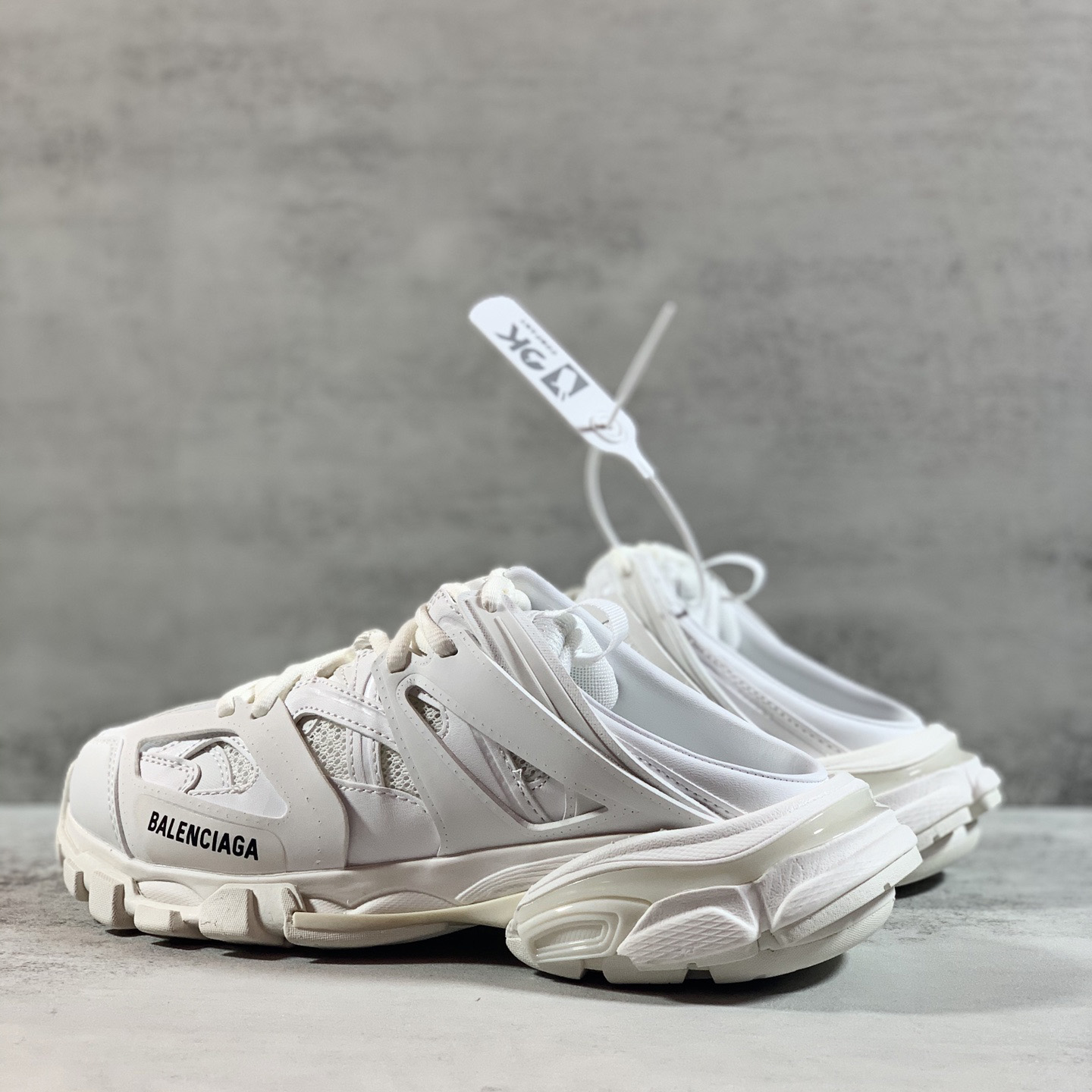 Balenciaga Track Mule In White - EUR FASHION
