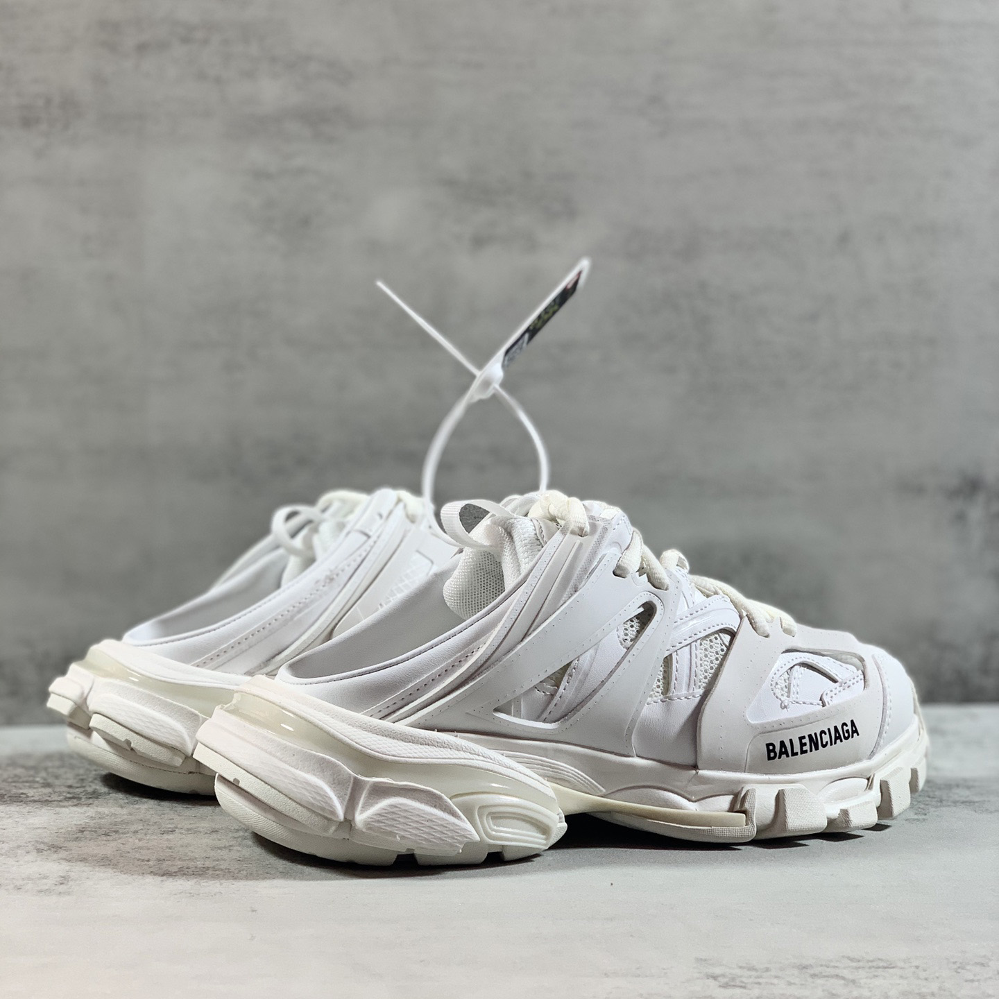 Balenciaga Track Mule In White - EUR FASHION