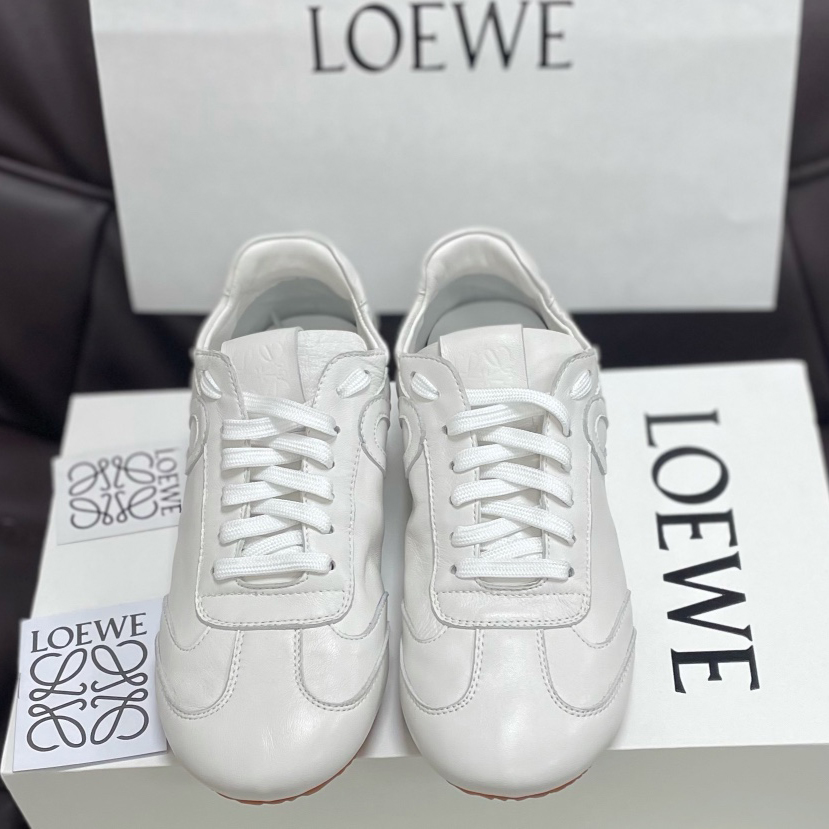 Loewe Ballet Runner In Nylon And Calfskin - EUR FASHION