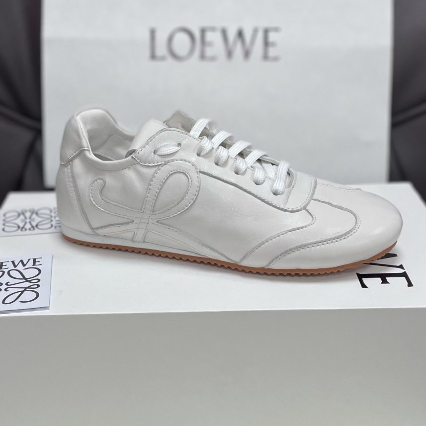 Loewe Ballet Runner In Nylon And Calfskin - EUR FASHION