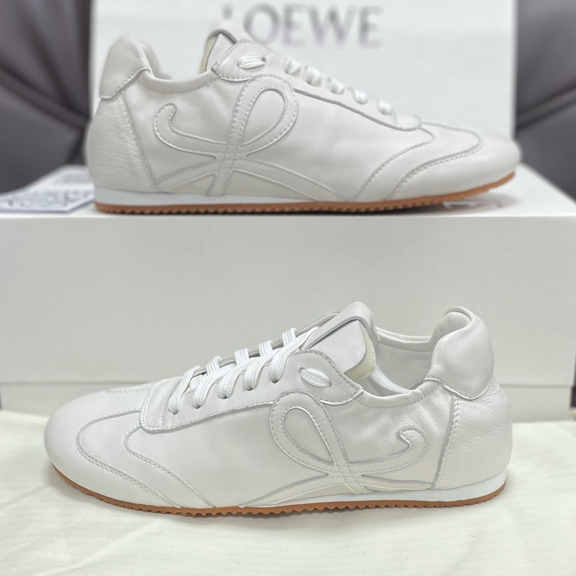 Loewe Ballet Runner In Nylon And Calfskin - EUR FASHION