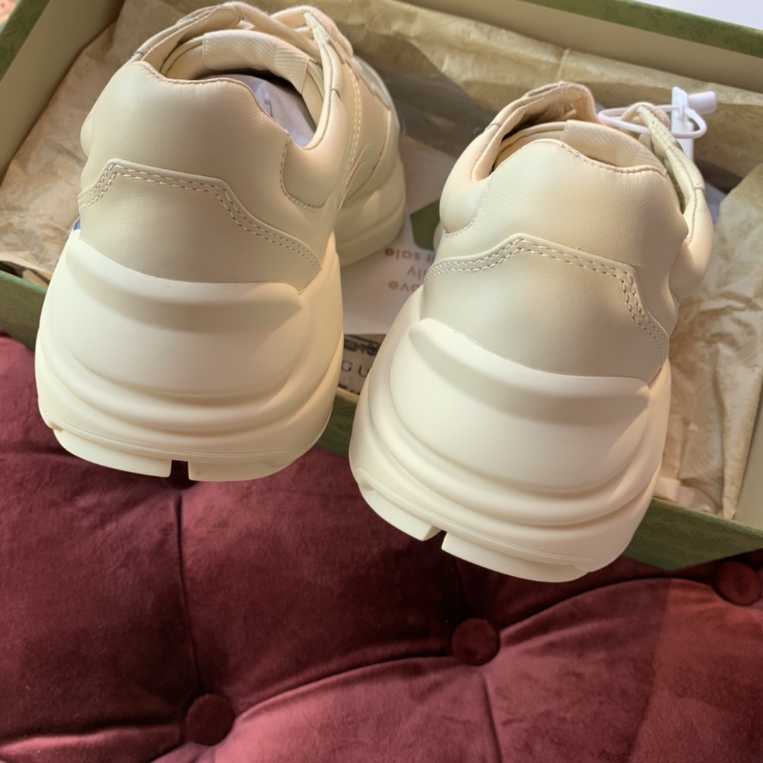 Gucci Men's Rhyton Sneaker In White - EUR FASHION