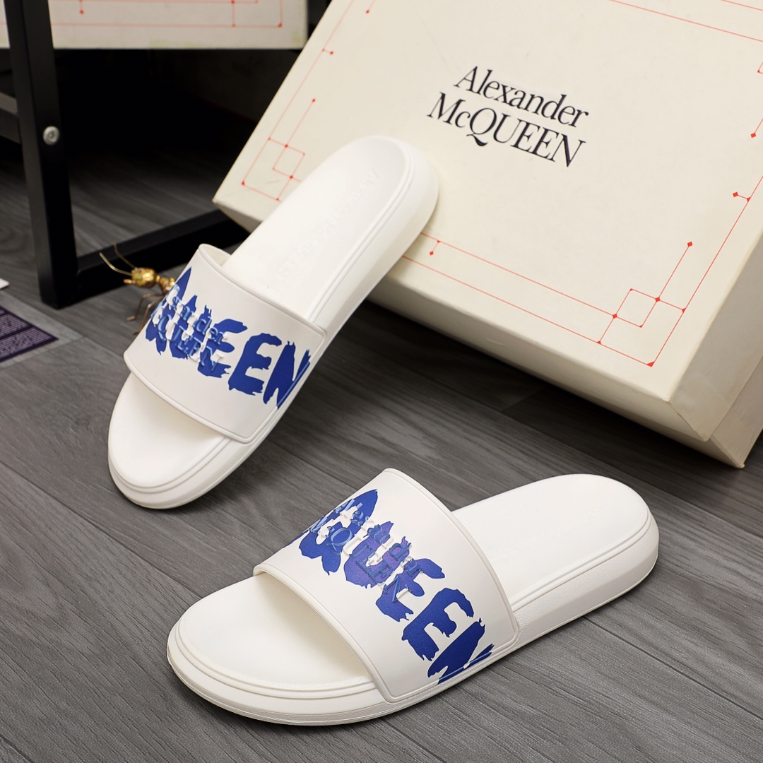 Alexander Mqueen Logo Slipper - EUR FASHION