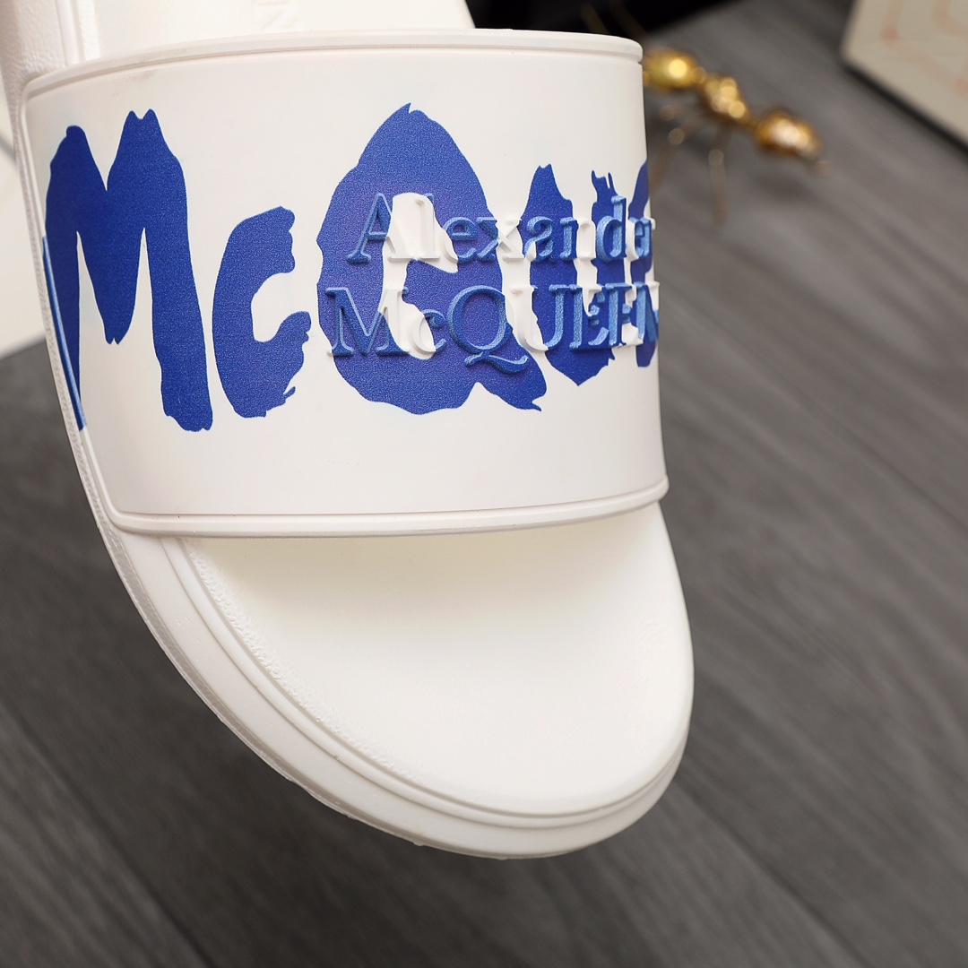 Alexander Mqueen Logo Slipper - EUR FASHION