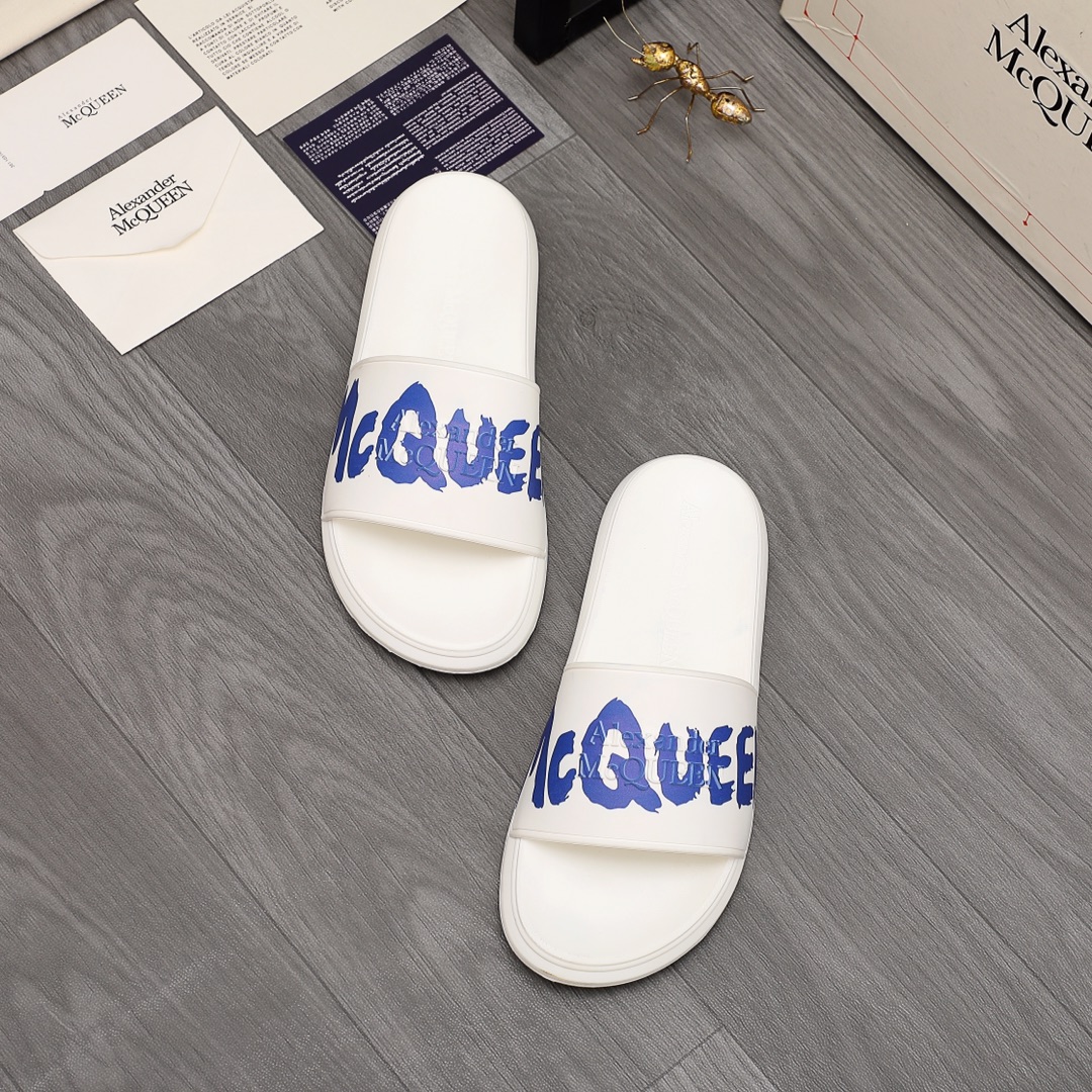 Alexander Mqueen Logo Slipper - EUR FASHION