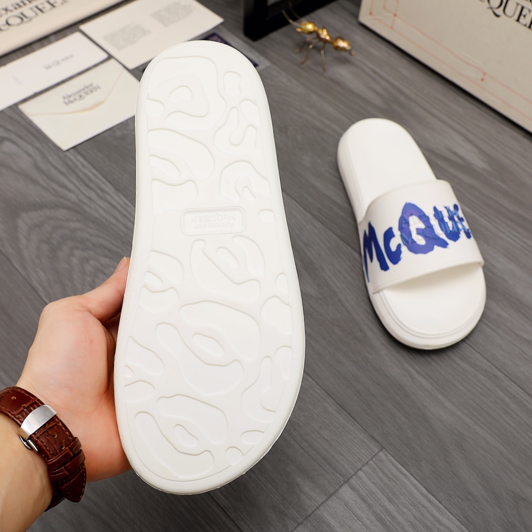 Alexander Mqueen Logo Slipper - EUR FASHION