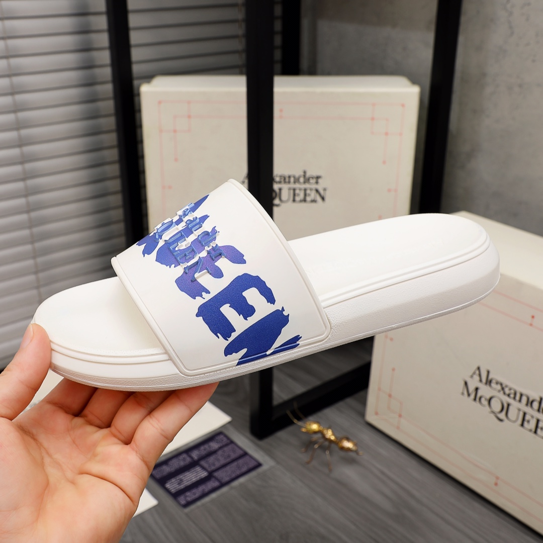 Alexander Mqueen Logo Slipper - EUR FASHION