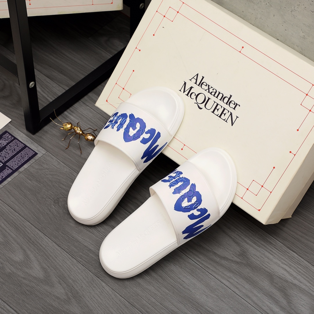 Alexander Mqueen Logo Slipper - EUR FASHION