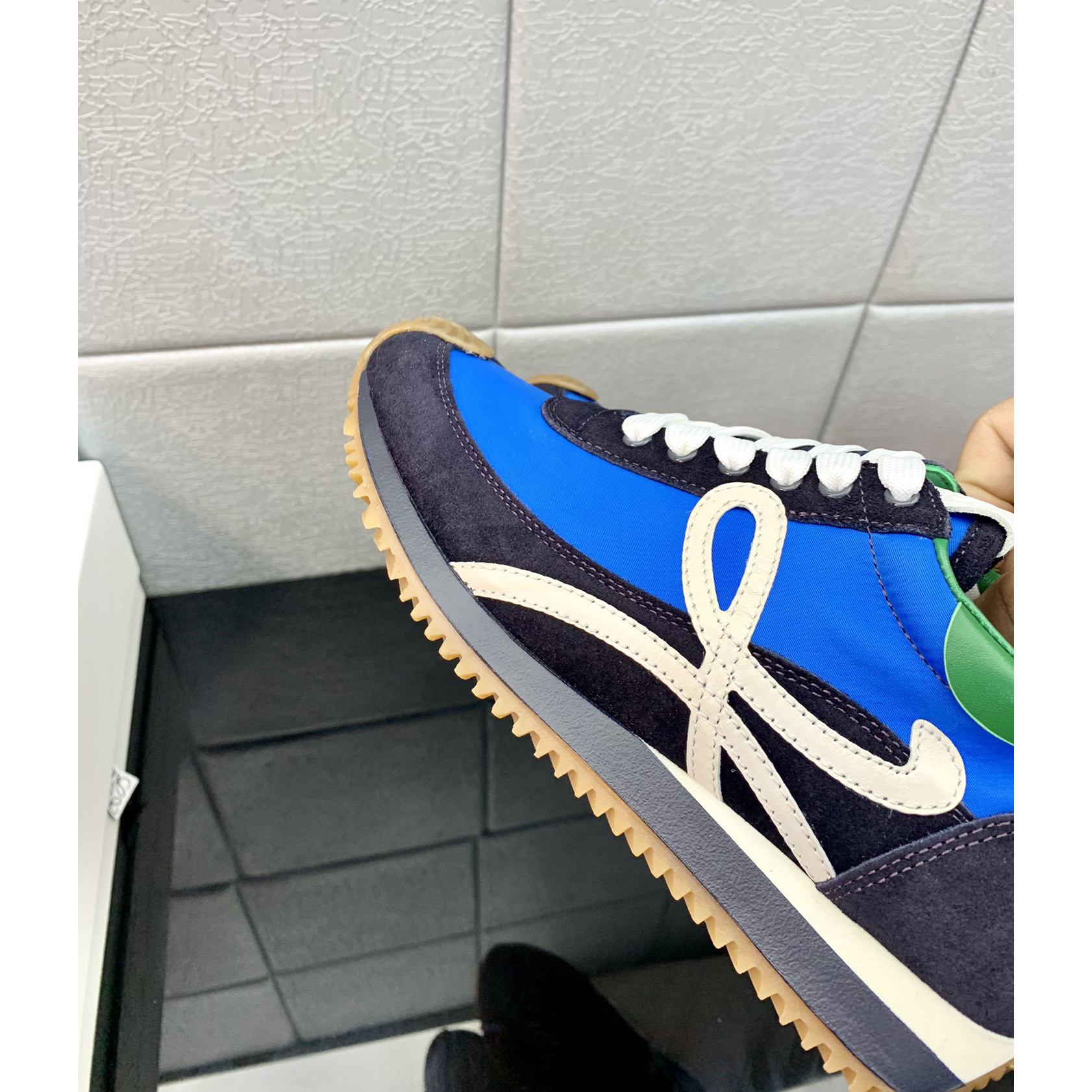 Loewe Flow Runner In Technical Mesh And Suede - EUR FASHION